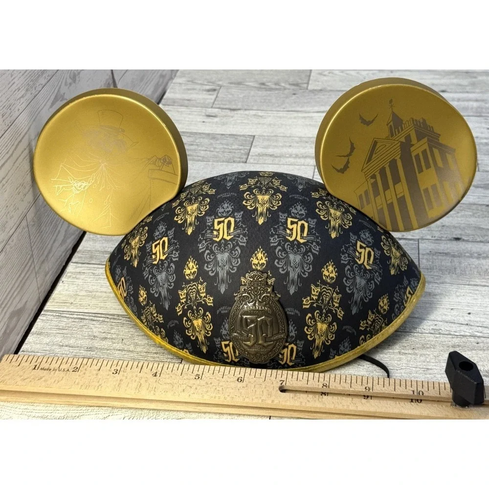 Disney Parks Haunted Mansion 50th 50 anniversary event mickey ear‎ hat